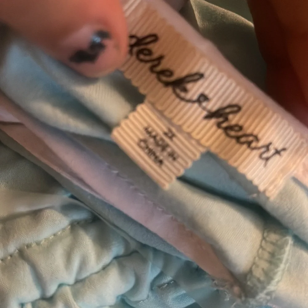 Derek heart size 2X baby blue tank top shirt - Picture 7 of 9